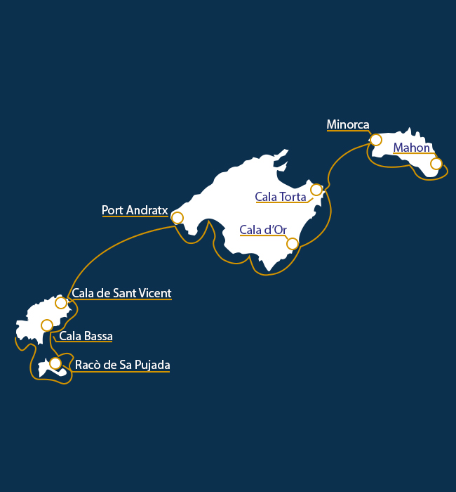 Crociera nell'arcipelago delle Baleari